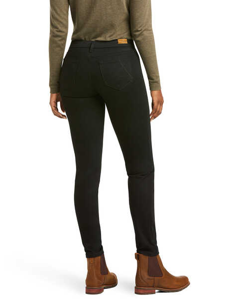 Image #2 - Ariat Women's Forever Skinny Stretch Mid Rise Jeans, Black, hi-res