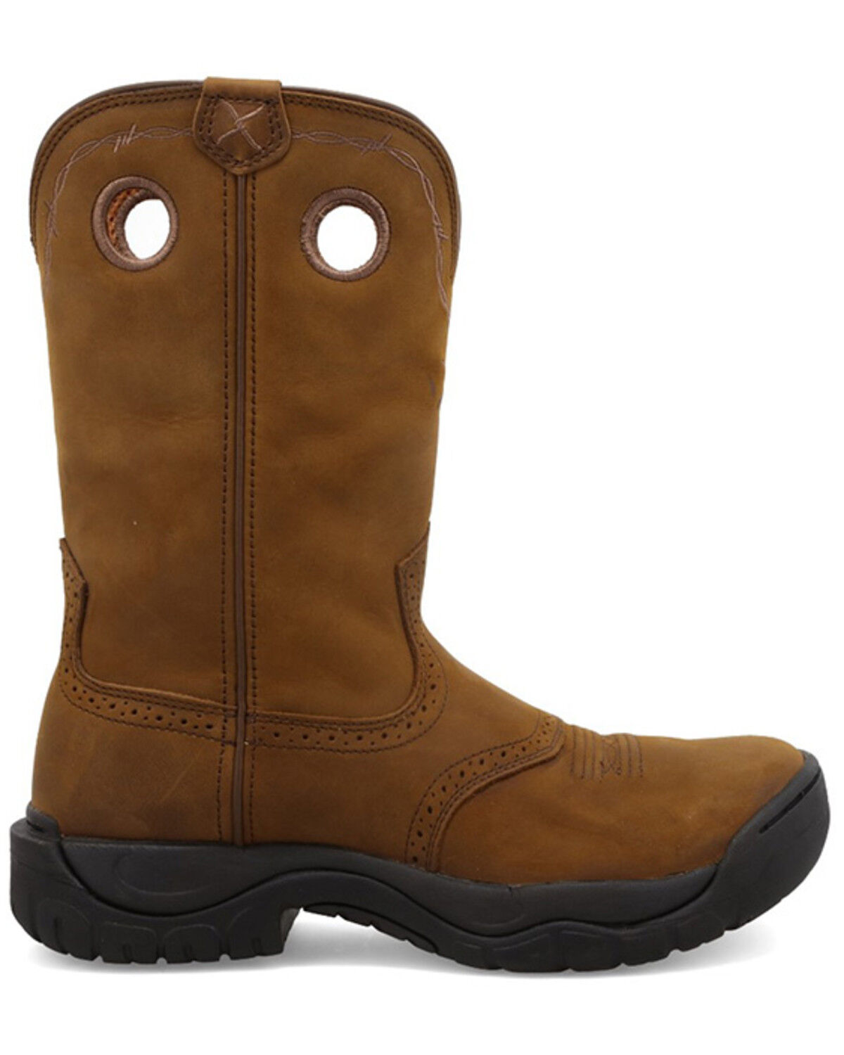 Image #2 - Twisted X Men's All Around Barn Boots - Soft Toe, Distressed, hi-res