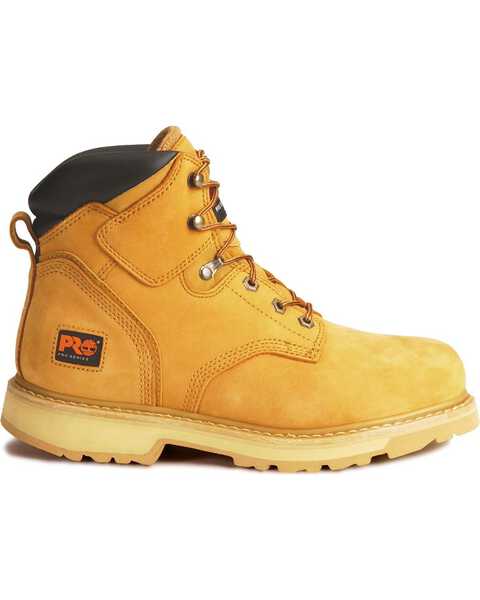 Image #3 - Timberland PRO Pit Boss 6" Lace-Up Work Boots - Steel Toe, Wheat, hi-res
