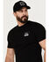 Image #2 - Brixton Men's Linwood Logo Short Sleeve T-Shirt, Black, hi-res