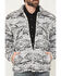 Image #3 - Rock & Roll Denim Men's Southwestern Print Berber Lined Shirt Jacket, Grey, hi-res