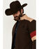 Image #2 - RANK 45® Men's Chevron Moto Softshell Jacket, Coffee, hi-res
