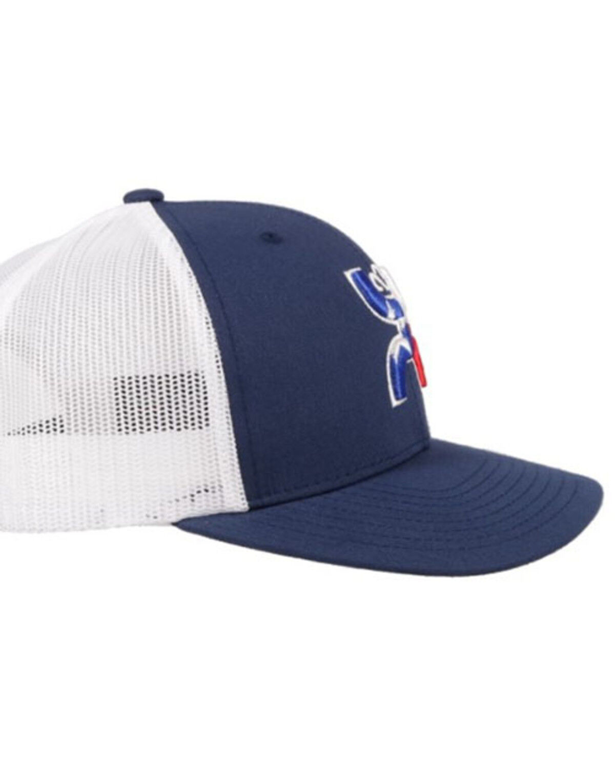 Image #5 - Hooey Men's Texican Logo Trucker Cap, Navy, hi-res