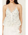 Image #3 - Free People Women's Femme Fatale Printed Cami, Ivory, hi-res