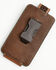Image #2 - Cody James Men's Wells Basketweave Cross Leather Cell Phone Case, Brown, hi-res