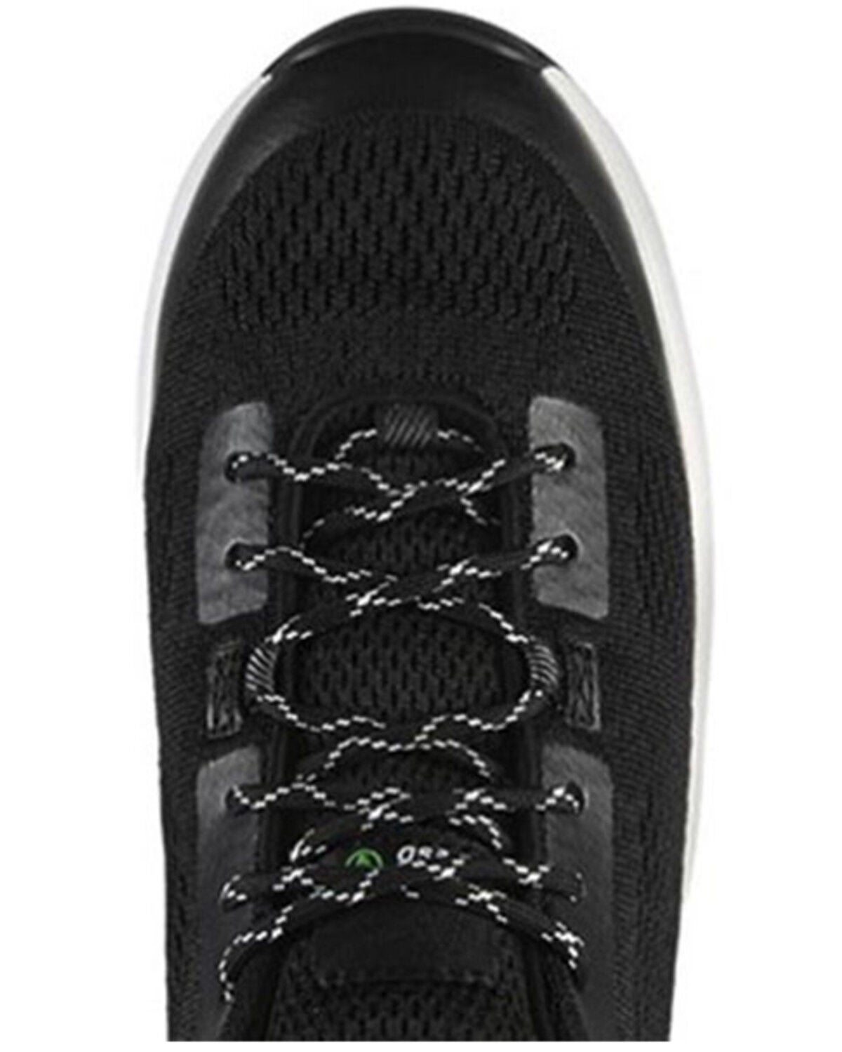 Image #4 - Danner Women's Run Time 3 ESD Work Sneakers - Soft Toe, Black/white, hi-res