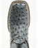 Image #6 - Cody James Men's Exotic Full Quill Ostrich Western Boots - Broad Square Toe, Grey, hi-res