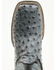 Image #6 - Cody James Men's Exotic Full Quill Ostrich Western Boots - Broad Square Toe , Grey, hi-res