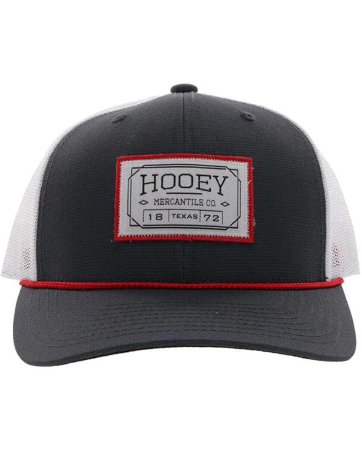 Image #3 - Hooey Men's Doc Logo Patch Trucker Cap, Navy, hi-res