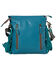 Image #3 - Myra Bag Women's Braynette Prairie Concealed Carry Crossbody Bag, Turquoise, hi-res