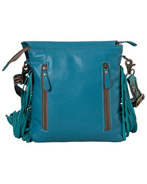 Image #3 - Myra Bag Women's Braynette Prairie Concealed Carry Crossbody Bag , Turquoise, hi-res