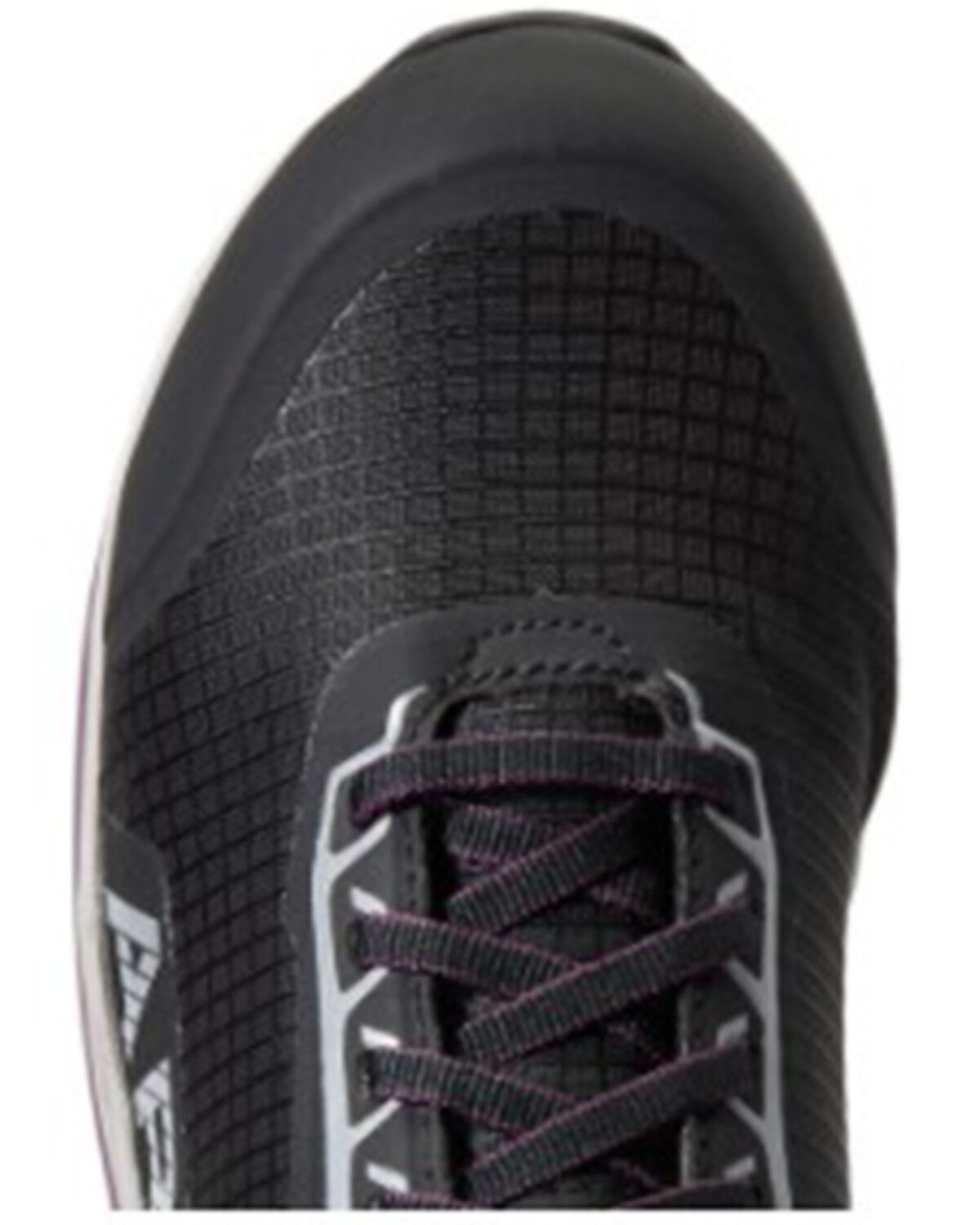 Image #4 - Ariat Women's Outpace Lace-Up Safety Work Sneaker - Composite Toe, Black, hi-res