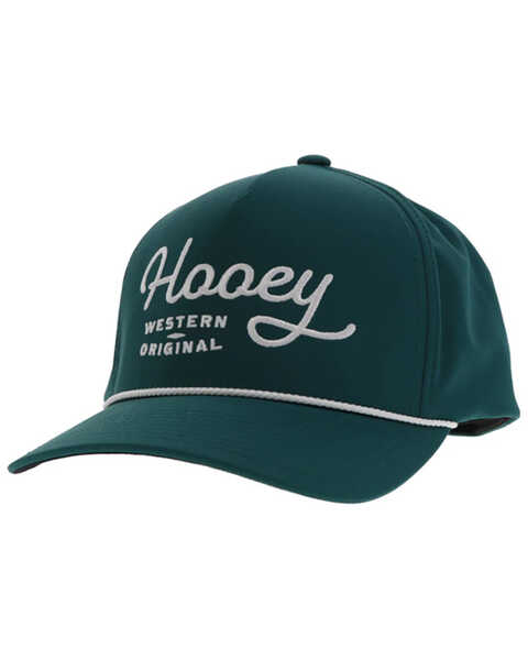 Image #1 - Hooey Men's OG Logo Trucker Cap , Teal, hi-res