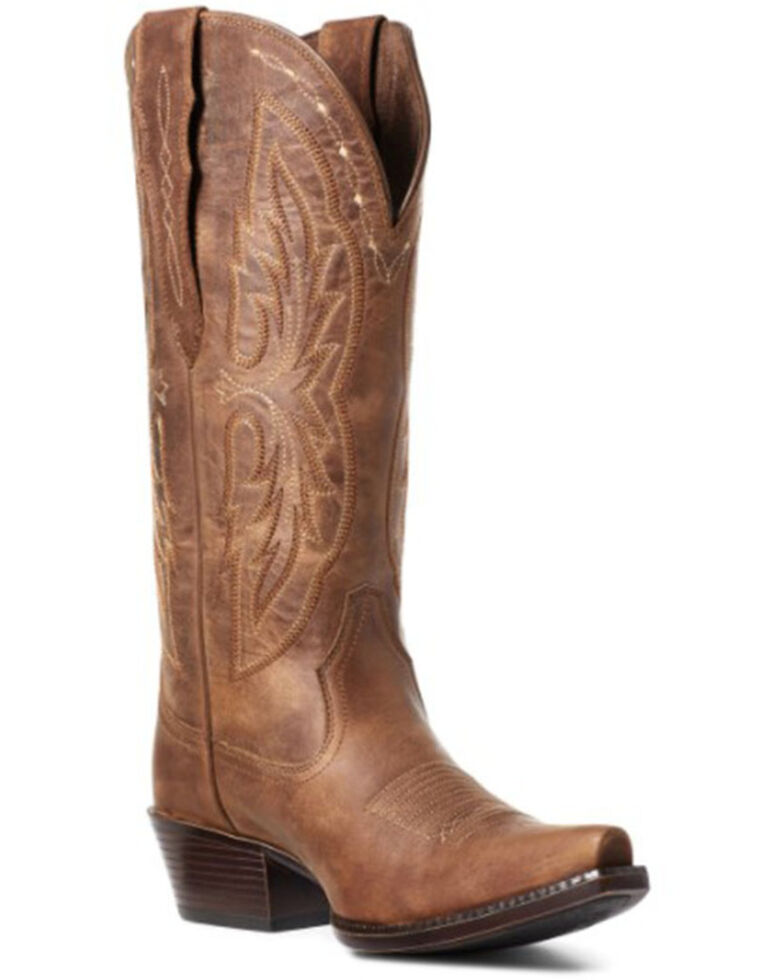 Ariat Women's Heritage Brown Western Boots - Snip Toe, Brown, hi-res