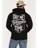 Image #1 - Troll Co Men's Pay Me Hooded Sweatshirt, Black, hi-res
