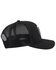 Image #5 - Hooey Men's Bronx Rubber Patch Trucker Cap, Black, hi-res