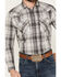 Image #3 - Pendleton Men's Frontier Plaid Print Long Sleeve Snap Western Shirt, Grey, hi-res