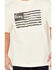 Image #3 - Hawx Men's Camo Flag Short Sleeve Graphic Work T-Shirt, Natural, hi-res
