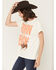 Image #2 - Girl Dangerous Women's Born To Buck Short Sleeve Graphic Tee, Tan, hi-res