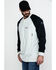 Image #3 - Cinch Men's FR Baseball Pocket Henley Long Sleeve Work Shirt , , hi-res