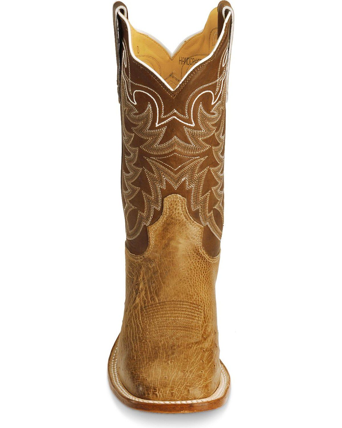 tony lama smooth ostrich square toe