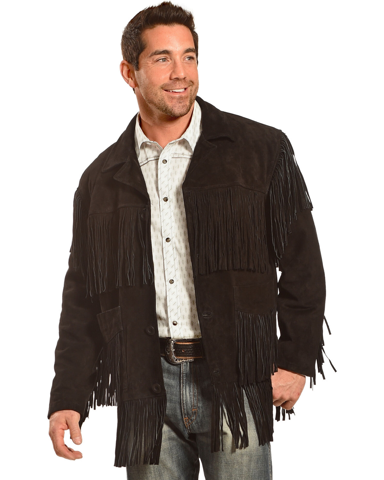 Liberty Wear Men s Suede Fringe Western Jacket Sheplers