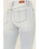 Image #4 - Shyanne Women's Agave Light Wash Mid Rise Destructed Stretch Flare Jeans , Light Wash, hi-res