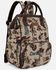 Image #1 - Wrangler Vintage Retro Cowboy Cool Print Backpack, Tan, hi-res