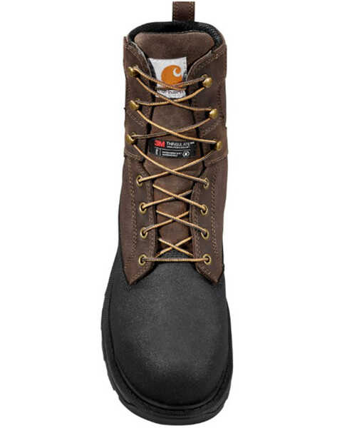 Carhartt Men's Ironwood 8" Work Boot - Alloy Toe, Dark Brown, hi-res