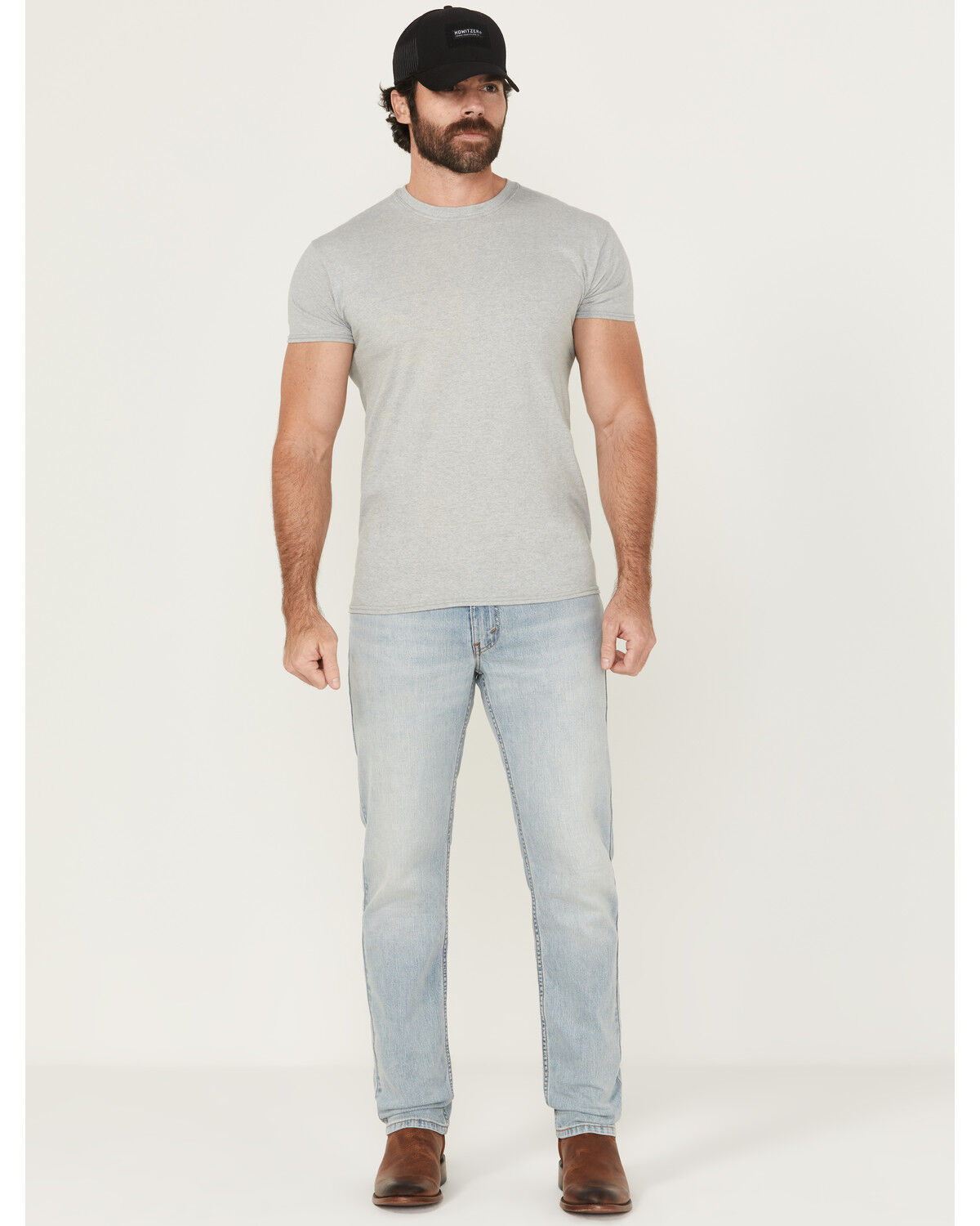 Image #1 - Levi's Men's 511® Open Doors Light Wash Slim Straight Stretch Denim Jeans, Light Wash, hi-res