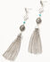 Image #2 - Idyllwind Women's Maudina Fringe Drop Earrings, Silver, hi-res