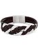 Image #1 - Montana Silversmiths Men's Rustic Braided Bracelet, Silver, hi-res