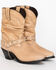 Shyanne Women's Tanya Slouch Harness Fashion Boots - Pointed Toe, Tan, hi-res