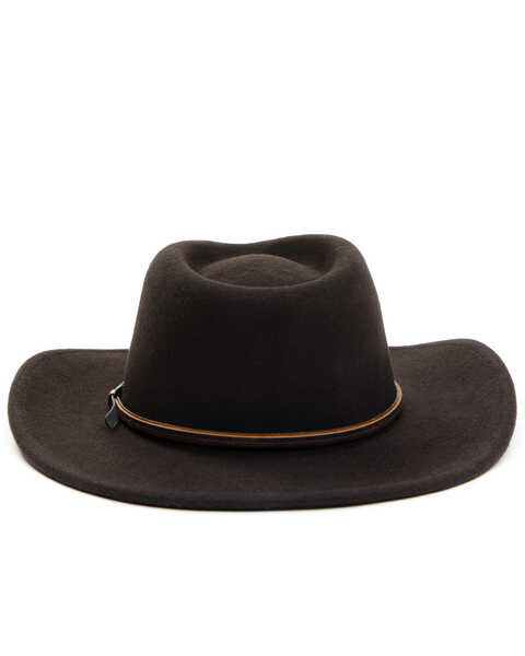 Cody James Men's Brown Wool Felt Western Hat , Brown, hi-res