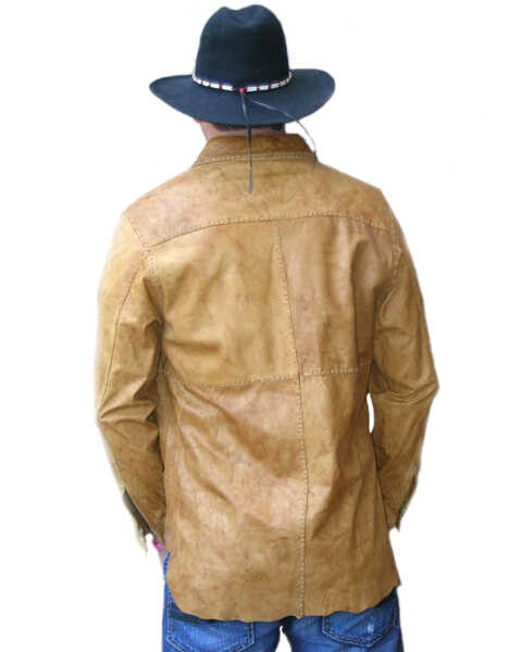 Image #2 - Kobler Leather Men's Alabama Overshirt , Beige, hi-res
