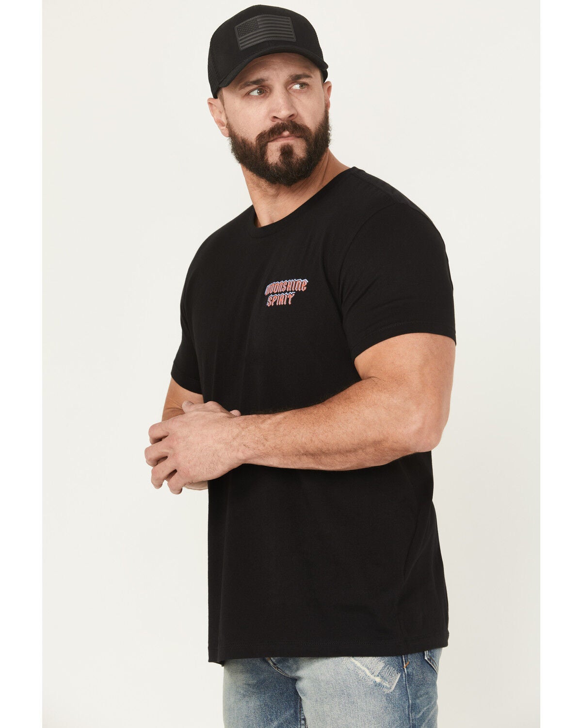 Image #3 - Moonshine Spirit&reg; Men's Snake Pit Whiskey Short Sleeve Graphic T-Shirt, Black, hi-res