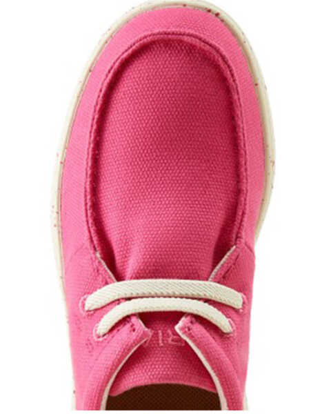 Image #4 - Ariat Girls' Hilo Casual Shoes - Moc Toe , Pink, hi-res