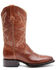 Idyllwind Women's Canyon Cross Western Performance Boots - Broad Square Toe, Cognac, hi-res
