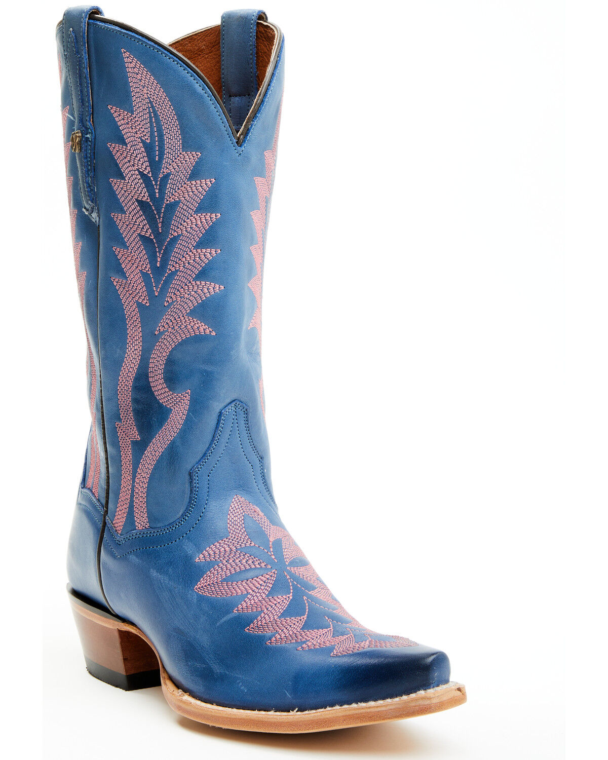 Image #1 - Dan Post Women's Rochelle Western Boots - Snip Toe, Blue, hi-res