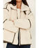 Image #3 - Revel Women's Fleece Zip Up Jacket , Cream, hi-res