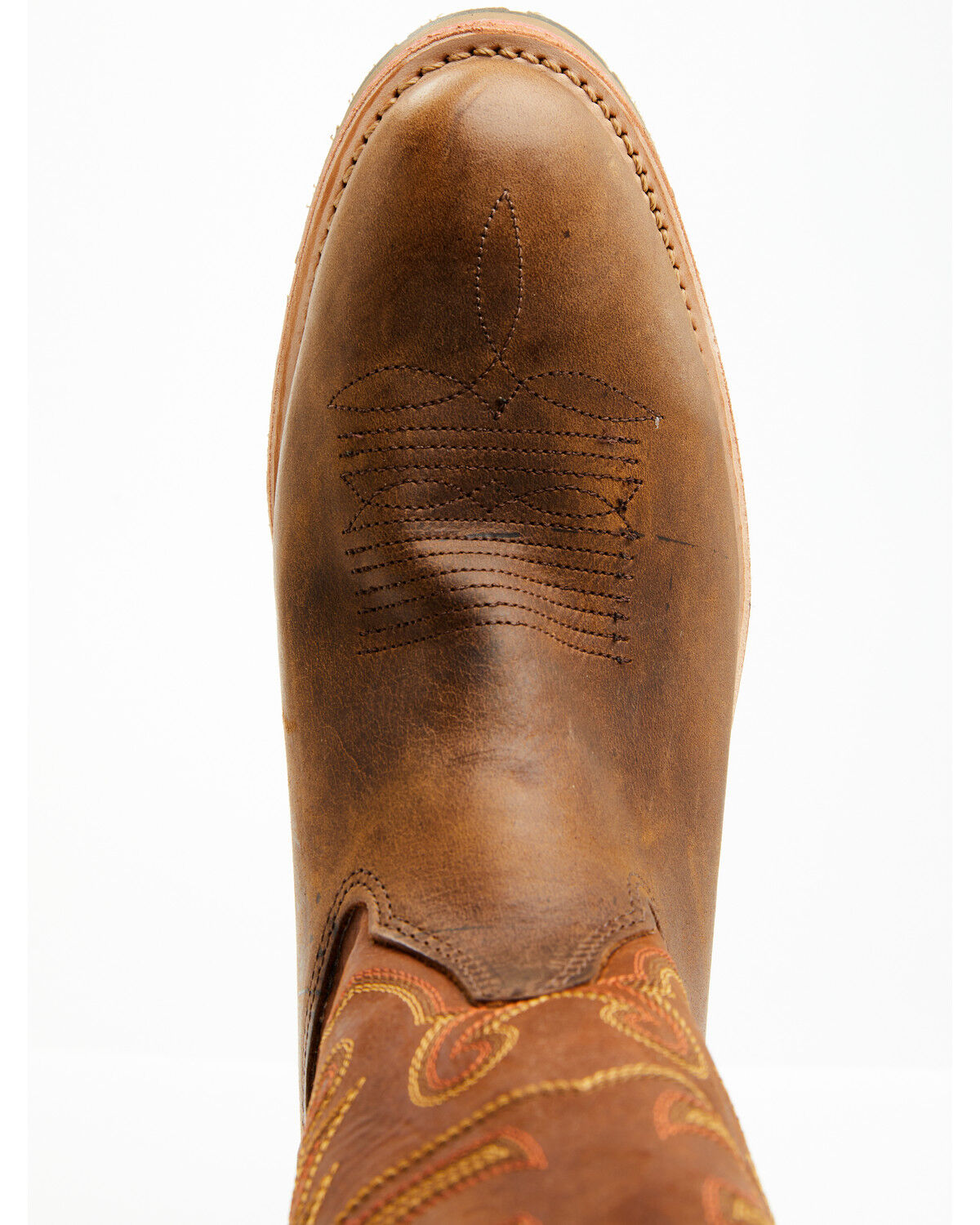 Image #6 - Double H Men's 12" Domestic I.C.E.™ Western Boots - Round Toe, Brown, hi-res