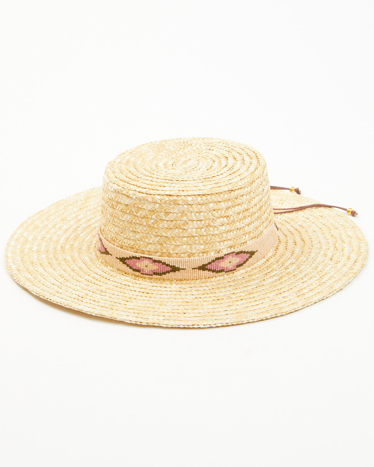 Image #1 - Nikki Beach Women's Southwestern Cobra Straw Western Fashion Hat, Natural, hi-res