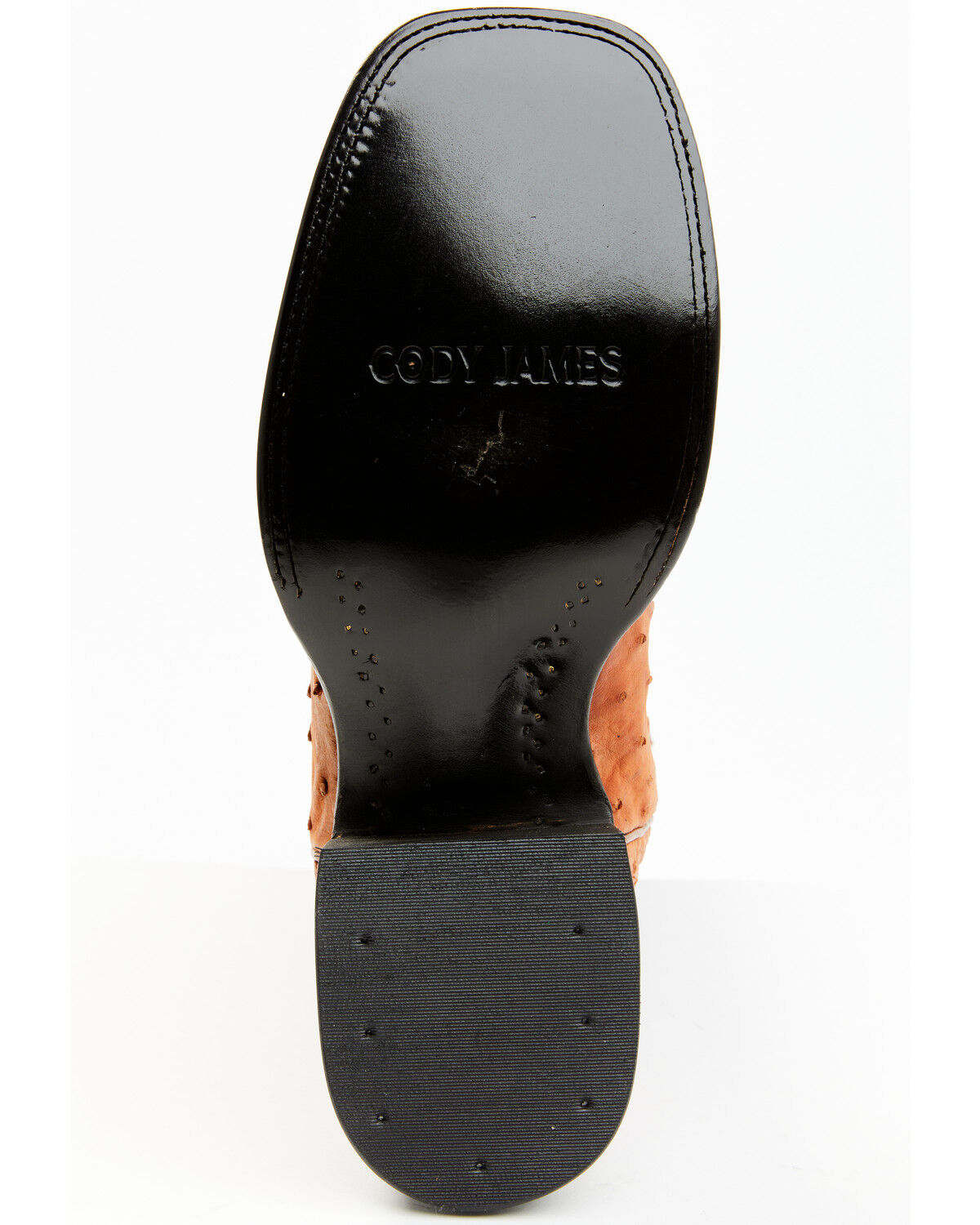 Image #7 - Cody James Men's Exotic Full Quill Ostrich Western Boots - Broad Square Toe, Tan, hi-res