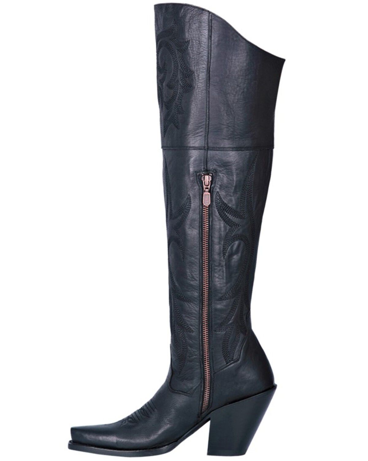 Dan Post Women's Jilted Snip Toe Leather Tall Boots - Brown