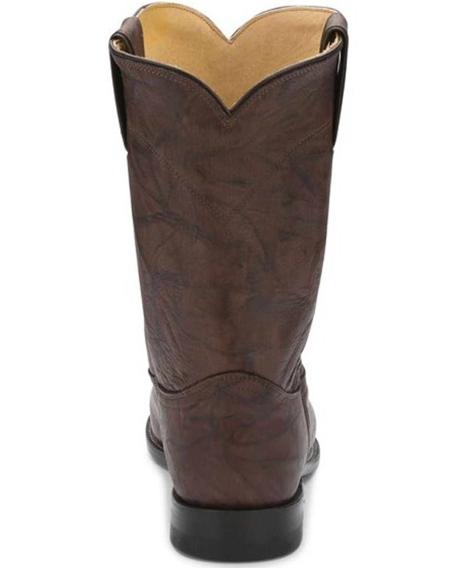 Justin deerlite roper boots top