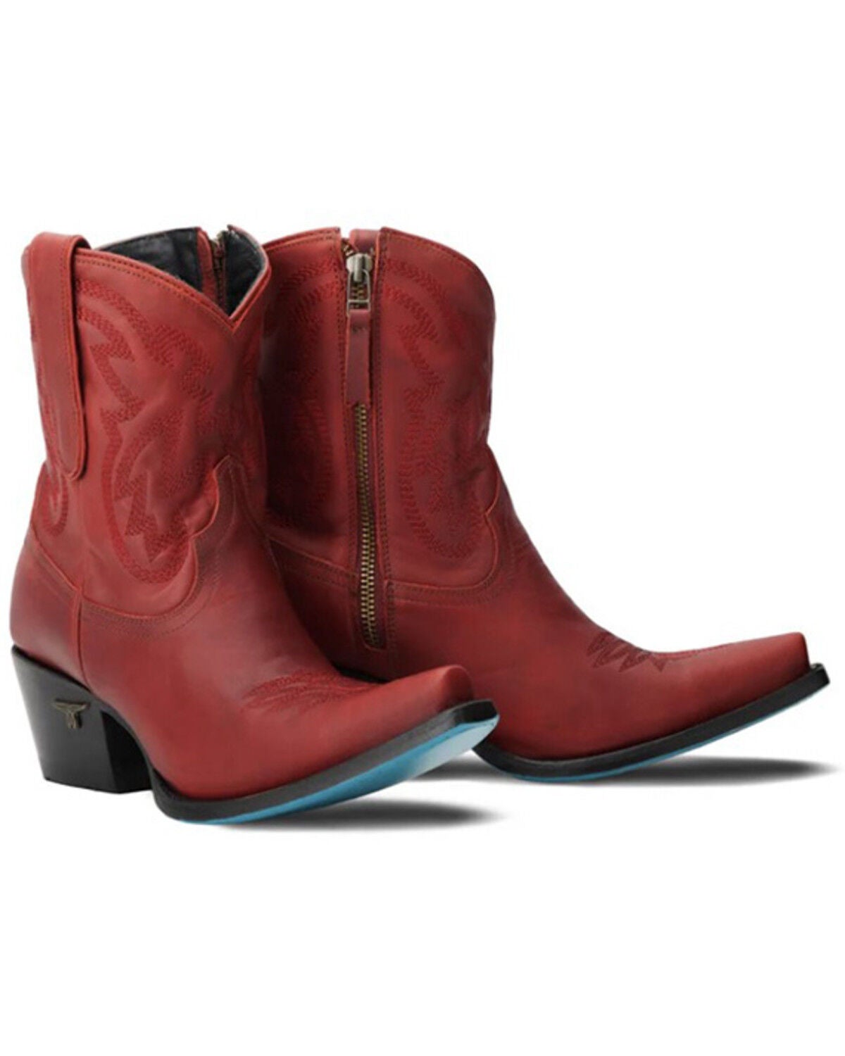 Lane Women's Smokeshow Western Booties - Snip Toe, Ruby, hi-res