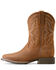 Image #2 - Ariat Boys' Hybrid Rancher Western Boots - Broad Square Toe , Brown, hi-res