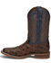 Image #3 - Nocona Men's Turner Chocolate Western Boots - Broad Square Toe, , hi-res