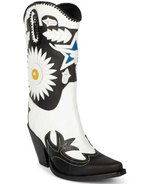 Image #1 - Jeffrey Campbell Women's Texarkana Longhorn Star Inlay Western Boots - Snip Toe , , hi-res