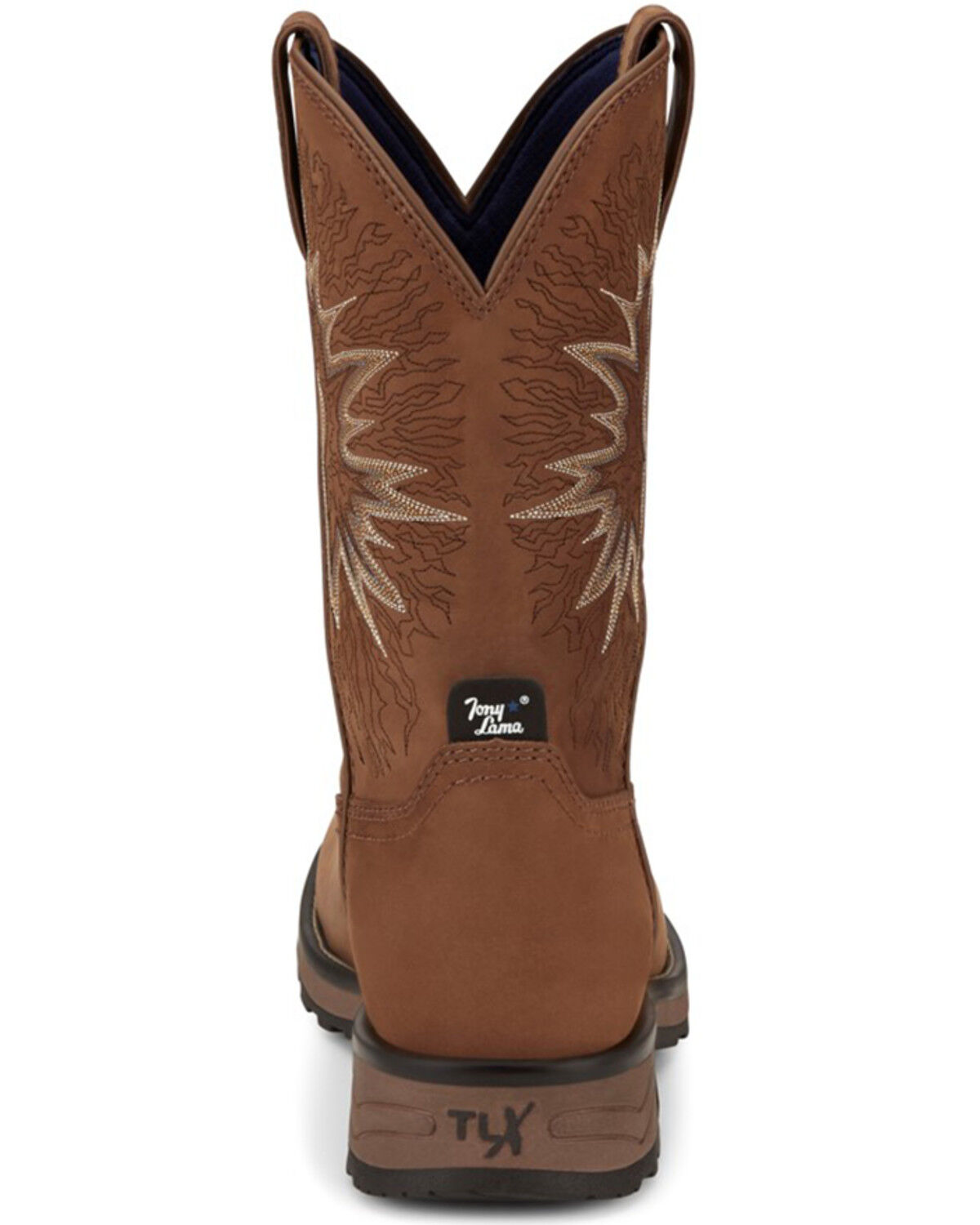 Image #5 - Tony Lama Men's Boom Saddle Cowhide Pull-On  Western Work Boots - Soft Toe, Tan, hi-res